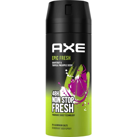 Axe Bodyspray Epic Fresh 150ML 3 Axe Bodyspray Epic Fresh 150ML