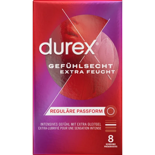 Durex Gefühlsecht Extra Feucht Kondome 8ST 3 Durex Gefühlsecht Extra Feucht Kondome 8ST