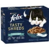 Felix Tasty Shreds Geschmacksvielfalt Aus Dem Wasser 10x80G -Care Haus Verkauf felixtastyshredswasser