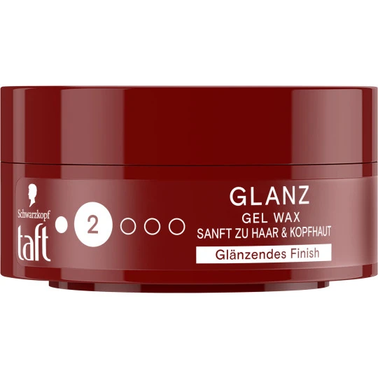 Schwarzkopf Taft Gel Wax Glanz Halt 2 75ML 3 Schwarzkopf Taft Gel Wax Glanz Halt 2 75ML