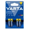 Varta Longlife Power Micro AAA 4ST -Care Haus Verkauf varta longlife power micro aaa 4st