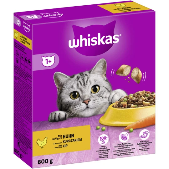 Whiskas 1+ Mit Huhn 800G 3 Whiskas 1+ Mit Huhn 800G